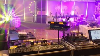 Lights and Sounds with Projector setup at Bayfront Hotel by SDSS pinoy vlog