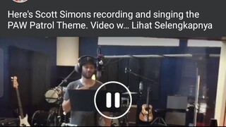 Pengisi suara lagu pembuka Paw patrol: scott simons