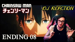 DJ REACTS! - CHAINSAW MAN ED 8│TK from 凛として時雨「first death」