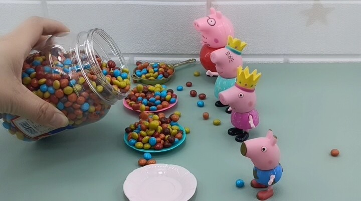 [Peppa Pig] Stop Motion Toy Story - Greedy Little George
