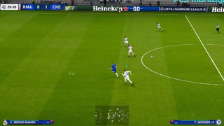 PES 2021 - Trận đấu giữa Real Madrid và Chelsea Hiệp 1