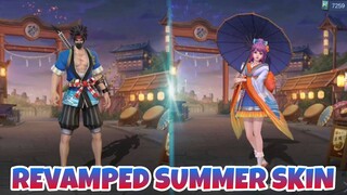 Kagura & Hayabusa REVAMPED SUMMER SKIN SKILLS EFFECT | MLBB