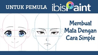 Cara Membuat Mata Sangat Simpel untuk Pemula | Ibis Paint X |