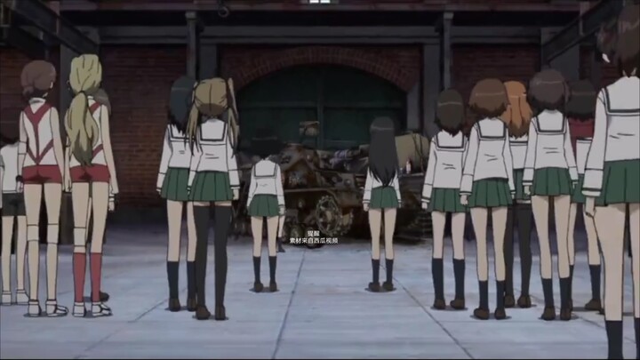 [อนิเมะ] [Girls und Panzer] ขบวนของโรงเรียนมัธยมหญิงโออาริ