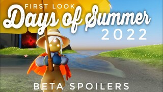 [First Look] Days of “Summer” 2022 | Beta Spoilers| sky children of the light | Noob Mode