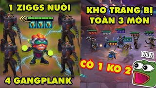 TOP khoảnh khắc điên rồ nhất Đấu Trường Chân Lý #79: Ziggs nuôi 4 Gangplank, Kho trang bị toàn 3 món