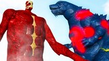 COLOSSAL TITAN vs GODZILLA SERVER (roblox)