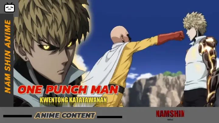 Master Saitama Vs Genos / One Punch Man Funny Tagalog Anime