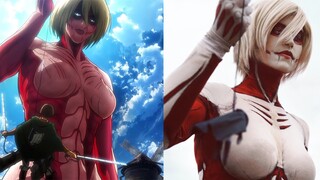 FEMALE TITAN (Attack on Titan) Best Cosplays