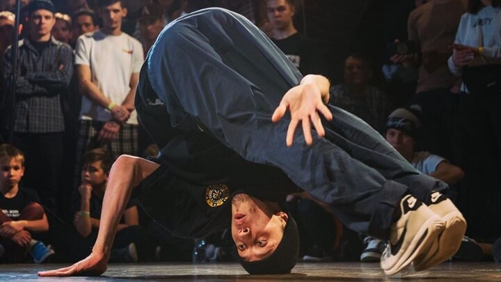 Mengalir seperti air! Gerak kaki membuat Anda orgasme Babak pertarungan seru Bboy Ruslan Battle!