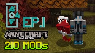 Minecraft JE All the Fabric 4 210 Mod กับ @truefaster  EP 1 การผจญภัย ใจเกเร