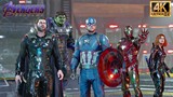 The Avengers vs MODOK With Endgame Suits - Marvel's Avengers Game (2021)