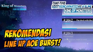 REKOMENDASI LINE UP AOE BURST DMG KING OF MONSTER SEASON 2 - TENSURA : KING OF MONSTER INDONESIA