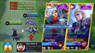 Yuzuke Meets SkyWee in Ranked GAME! | Top 1 Philippines Zilong and Alucard Connection!! 🔥