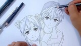 Cara Menggambar Anime Cewek dan Cowok Mudah Untuk Pemula