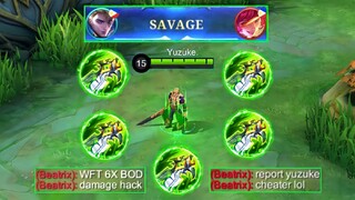 ALUCARD BUILD 6X BLADE OF DESPAIR|ENEMY THOUGHT I'M USING CHEAT!| SAVAGE GAMEPLAY DAMAGE HACK)