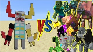 WARDEN OF DESTRUCTION VS MUTANT CREEPER WARDEN OF DESTRUCTION VS MUTANT IRON GOLEM vs MUTANT ZOMBIE