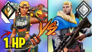1 HP Radiant VS 1 Silver Player - Who Wins?