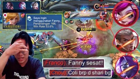 FIRST PICK FANNY WR 53% MUSUH AUTO PICK COUNTER! BUFF FANNY DI RUSUH, FANNY NGAMUK DI LOCK TERUS