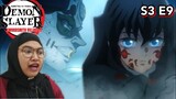 MUICHIRO VS GYOKKO | Demon Slayer Season 3 Episode 9 REACTION INDONESIA