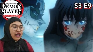 MUICHIRO VS GYOKKO | Demon Slayer Season 3 Episode 9 REACTION INDONESIA