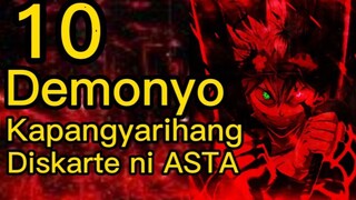 10 Demonyong kapangyarihang ni ASTA |RECAP