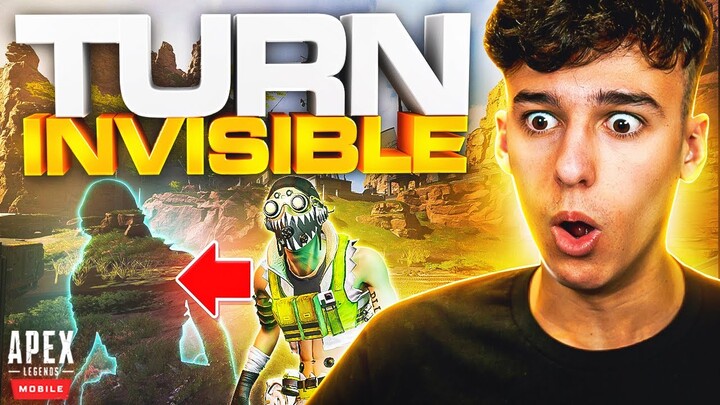 *NEW* INVISIBLE TRICK in SEASON 2!! Apex Legends Mobile