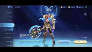 Gacha Skin Zodiac Hilda Di Akun Utama 🔥|Mobile Legends