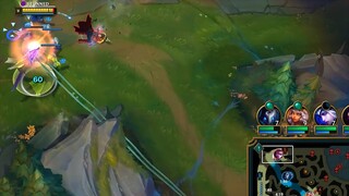 Amumu using his Q from 3 screens away?