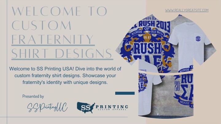 Transforming Fraternity Identity Custom Fraternity Shirt Designs