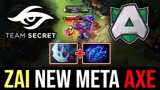 Don't do this in pubs! - Secret.zai WTF Build on his AXE vs Alliance