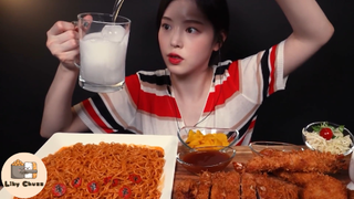 Ăn sập thế giới 15  Shin Ramyeon Fried Noodles Mukbang Asmr #amthuc