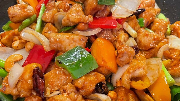 Stir Fried Chicken with Cashew Nuts | ไก่ผัดเม็ดมะม่วง #สูตรซอสมะขาม สูตรเด็ดเคล็ดไม่ลับ