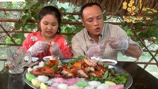 THỎ QUAY TRONG MỀM NGOÀI GIÒN, Ăn Kèm Bánh Bò Ngon Hết Sảy _ 7