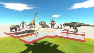 Battle Royale in Sky - Animal Revolt Battle Simulator