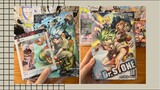 Dr.STONE | vol 8(sns card), vol 10| Manga Unboxing|