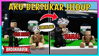 Si miskin yang tertukar nasib dengan Si kaya Sombong !!! - brookhaven rp roblox indonesia