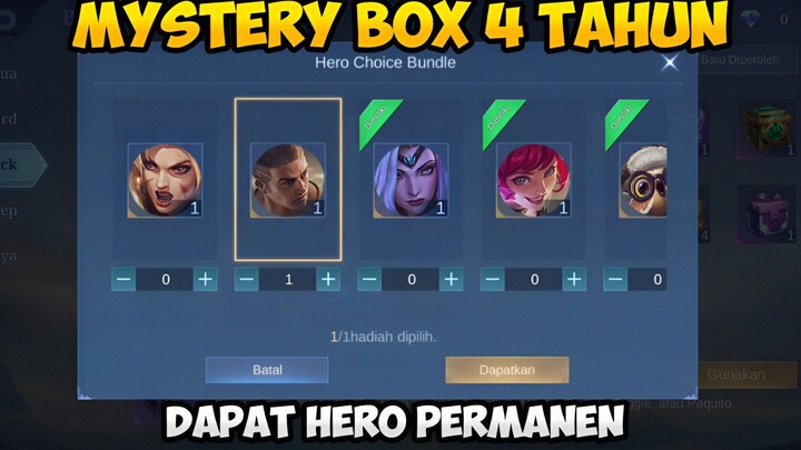 Tampilan Warna Box Bisa Dapat Hero Permanen Gratis