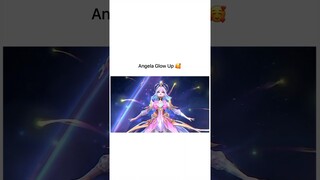 ANGELA GLOW UP!😍💖 #angela #mobilelegends #mlbb #ml #angelamlbb #angelamobilelegends