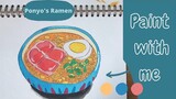 Paint with me : Ponyo ramen // Studio Ghibli's food scenes