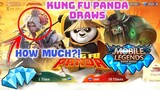 KUNG FU PANDA DRAW!🔥40 SPINS HOW MUCH?!🤯MOBILE LEGENDS