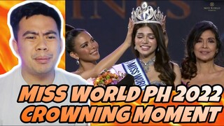 ATEBANG LIVE REACTION |. MISS WORLD PHILIPPINES 2022 CROWNING MOMENT #missworldphilippines2022