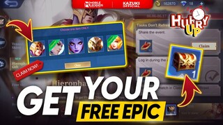 BEST EVENT EVER | LAST CHANCE TO CLAIM YOUR FREE EPIC SKIN | GET 1 OF 5 EPIC SKINS BEFORE EVENT ENDS