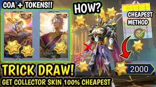 SUPER CHEAP! How To Get Alpha Collector Skin With 2000 COA (Trick Draw) - MLBB