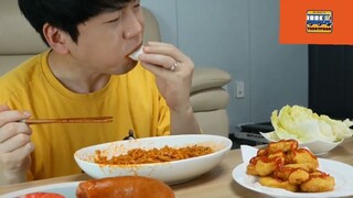 Mukbang xúc xích siêu to Hàn Quốc phần 4 #anngon