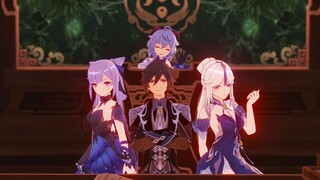 Genshin Impact Opening | Demon Slayer ED {Zankyou Sanka} (NOT MINE ALERT)