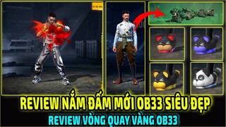 Review Vòng Quay Vàng Nắm Đấm Mới OB33 Siêu Đẹp || OB33 Có Skin M1887 Bất Tử || Free Fire