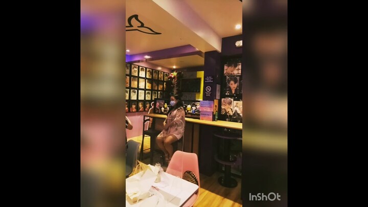 BTS Theme cafe  Purple 7 Cafe @ Quezon City