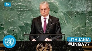 🇱🇹 Lithuania - President Addresses United Nations General Debate, 77th Session (English) | #UNGA