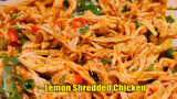 [Food]Yummy Lemon Shredded Chicken | Chicken breast, cold dish